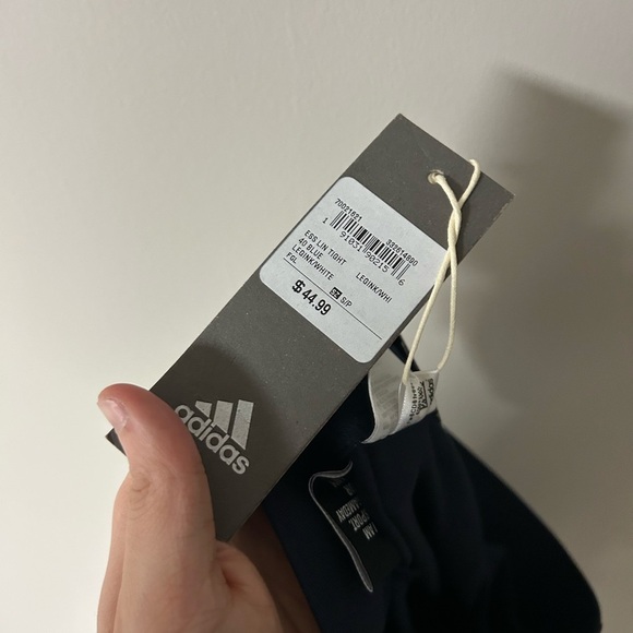 Adidas Blue Normal Length Tight Leggings - Picture 6 of 6